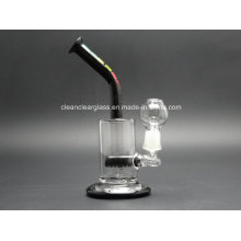 Wholesale Glass Water Pipe Oil Rig with 14.5mm Joint and Inliner Perc